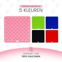 Eat Slow Live Longer Lick Mat Cross Roze - thumbnail