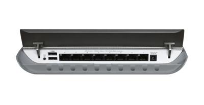 NETGEAR 8-poorts Gigabit Ethernet Smart Managed Plus Switch (GS908E) - Desktopbehuizing met geïntegreerd kabelbeheer, 2 x USB-laadpoorten en ventilatorloos ontwerp voor stille werking