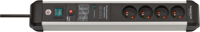 Brennenstuhl Premium-Protect-Line 60.000A stekkerdoos met overspanningsbeveiliging | 4-voudig | 3m H05VV-F 3G1,5 | BE - 1391014400 - thumbnail
