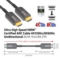 CLUB3D CAC-1377 HDMI kabel 15 m HDMI Type A (Standaard) Zwart - thumbnail