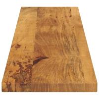 Tafelblad rechthoekig 180x40x2,5 cm massief mangohout - thumbnail