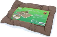 Ligkussen cozy duo brn/wit 58x42cm - thumbnail
