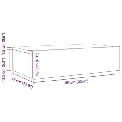 Tv-meubels met LED-verlichting 2 st 60x35x15,5 cm zwart eikenkleurig Tv-meubels met LED-verlichting 2 st 60x35x15,5 cm zwart eikenkleurig