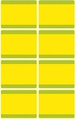 Avery AV-59373 Z-Design Diepvriesetiketten 36x28 mm 40 Stuks Geel