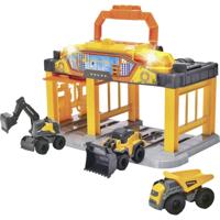 Dickie Toys Volvo Micro Construction Station Kant-en-klaar model Garage voor bouwvoertuigen (model) - thumbnail