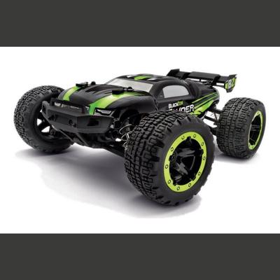 Blackzon Groen Brushless 1:16 RC auto Elektro Monstertruck 4WD 2,4 GHz Incl. accu en lader, Met lichteffect