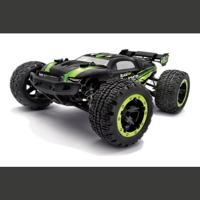 Blackzon Groen Brushless 1:16 RC auto Elektro Monstertruck 4WD 2,4 GHz Incl. accu en lader, Met lichteffect - thumbnail