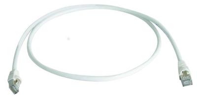 TELEGÄRTNER patchkabel S/FTP, Cat.6A, LSOH, wit, 1 m