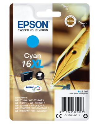 Epson C13T16324022 6.5ml 450pagina's Cyaan inktcartridge