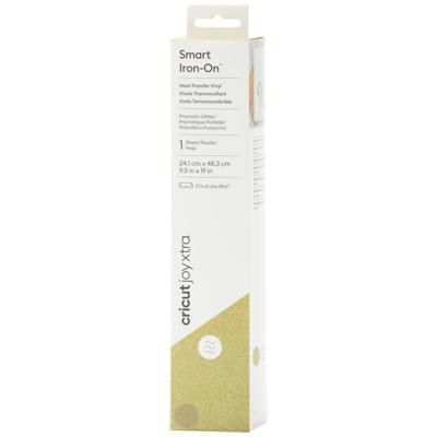 Cricut Smart Iron-On Joy Xtra Folie Snijbreedte 48.3 cm Glitter, Goud Cricut Smart Iron-On Joy Xtra Folie Snijbreedte 48.3 cm Glitter, Goud