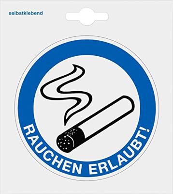 Metafranc Sticker 110X110 Roken Toegestaan - WU0512190