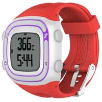 Siliconen sport polsband voor Garmin Forerunner 10/15 (rood) - thumbnail