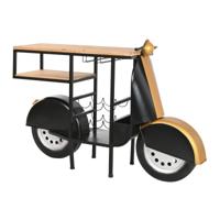 Flessenrek Home ESPRIT Zwart Gouden 134 X 36 X 92 CM - thumbnail