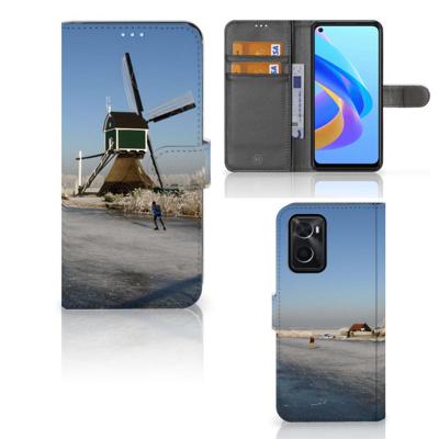 OPPO A76 | A96 | Flip Cover | Schaatsers OPPO A76 | A96 | Flip Cover | Schaatsers