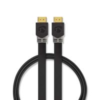 Platte High Speed HDMI-kabel met Ethernet | HDMI-connector - HDMI-connector | 2,0 m | Antraciet - thumbnail