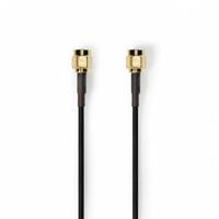 Antennekabel | SMA Male - SMA Male | 5,0 m | Zwart - thumbnail