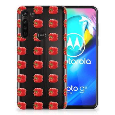 Motorola Moto G8 Power | Siliconen Case | Paprika Red