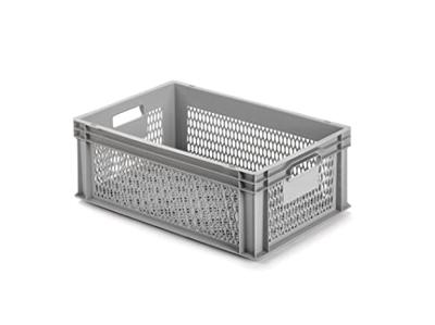 Alutec 75060 Kunststofbox Met raster (b x h x d) 600 x 220 x 400 mm Grijs 1 stuk(s)