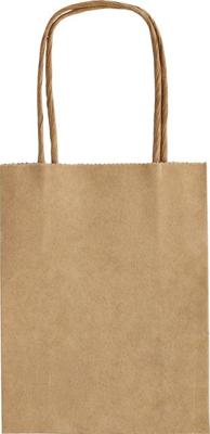 Tas folia kraft 125gr 12x15x5.5cm 20 stuks naturel