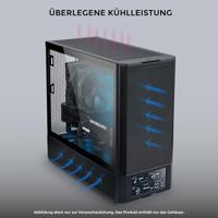 Lian Li LANCOOL 207 Midi-tower Behuizing, PC-behuizing, Gaming-behuizing Zwart - thumbnail