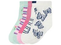 lupilu 5 Paar kinder sokken (mint/roze/wit, 23-26) - thumbnail