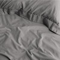 Primaviera Deluxe Topper Hoeslaken Satijn - Grijs 90 x 200 cm - thumbnail