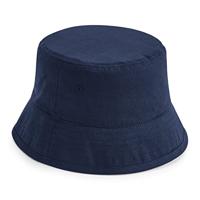 Beechfield CB90N Organic Cotton Bucket Hat - Navy - L/XL - thumbnail