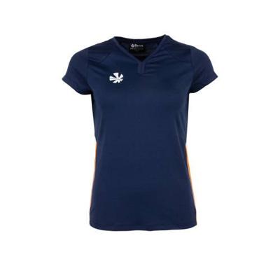 Reece Grammar Shirt Dames - Navy/Orange/White Reece Grammar Shirt Dames - Navy/Orange/White