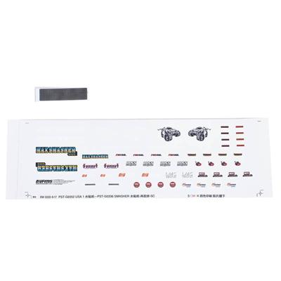 FMS - 1:24 Smasher 12402Bu Decal Sheet (FMS-C3052)