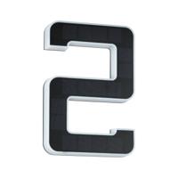 Paulmann 79843 4000870798430 Huisnummerlamp op zonne-energie Energielabel: G (A - G) 0.20 W Warmwit Zwart - thumbnail