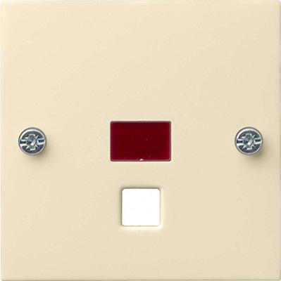 Gira inzetplaat trekschakelaar creme wit 063801