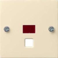 Gira inzetplaat trekschakelaar creme wit 063801 - thumbnail
