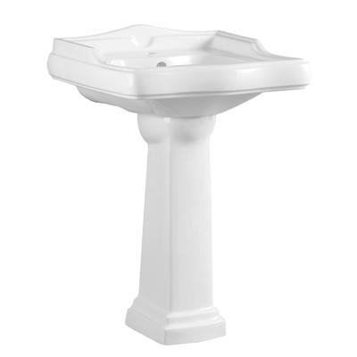 Best Design Wastafel Met Zuil Liberty London 61x52x89 cm Glans Wit Best Design Wastafel Met Zuil Liberty London 61x52x89 cm Glans Wit