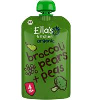 Broccoli pears and peas 4+ maanden bio 120 Gram - thumbnail