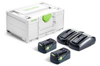 Festool SYS 18V 2x5,0/TCL 6 DUO Energie-set 18V in Systainer - 577707 - thumbnail
