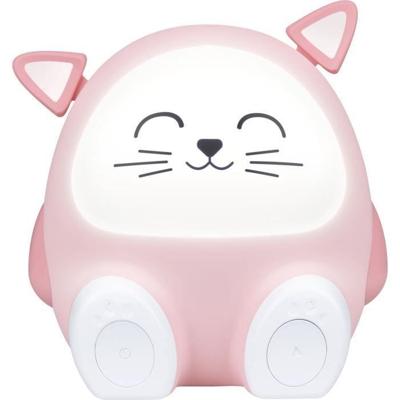 Lichtluidspreker & nachtlampje - BIGBEN - Kat - Bluetooth 5.0, 15W, Verstelbaar nachtlampje, Timer, USB-C batterij Lichtluidspreker & nachtlampje - BIGBEN - Kat - Bluetooth 5.0, 15W, Verstelbaar nachtlampje, Timer, USB-C batterij