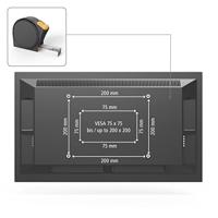 Hama Tv-muurbeugel Draaib. Kantelb. Antidiefstal-voorz. 122 Cm (48) 25 Kg - thumbnail