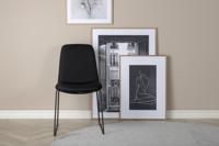 Nohr Eetkamerstoel 'Kandise' kleur Zwart - thumbnail