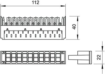 OBO Bettermann LSA-B-MAG Montage-accessoires 1 stuk(s)