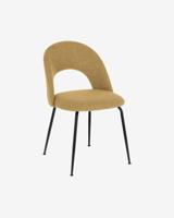 Kave Home Eetkamerstoel 'Mahalia' kleur Mosterdgeel - thumbnail