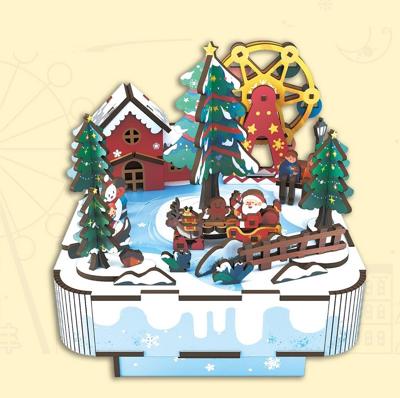 PlayfulMario Christmas Street View met muziek 99 onderdelen Modelbouw