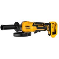 DeWalt DCG408N-XJ 18V XR Accu Haakse Slijper | 125mm | Dodemansschakelaar | zonder accu&apos;s en lader - DCG408N-XJ - thumbnail