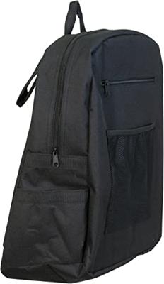 Rolstoeltas Deluxe met voering | Afmetingen 47 x 39 x 20 cm | Voor over de duwgrepen | Meerdere vakken | Nylon | Zwart | VA136SS