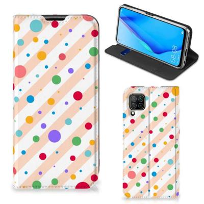 Huawei P40 Lite | Hoesje met Magneet | Dots