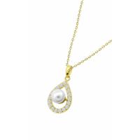 Dames ketting Lotus HIN00094/43 Gouden - thumbnail