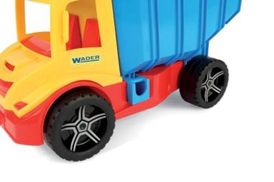 WADER Speelgoedvoertuig (Multitruck met kegels)