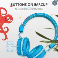 Comi Bluetooth Draadloze Kids Hoofdtelefoon - Blauw - thumbnail