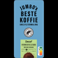 Jumbo&apos;s Beste Koffie Snelfiltermaling Decaf 250 g - thumbnail