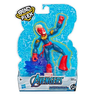 Hasbro Flexibel actiefiguur avengers - captain marvel
