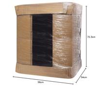 LogiLink 19 WALLMOUNT SOHO BOX 15U 540*550, BLACK, FLATPACK 19inch-wandkast (b x h x d) 540 x 723 x 550 mm 15 HE Zwart (RAL 9005) - thumbnail